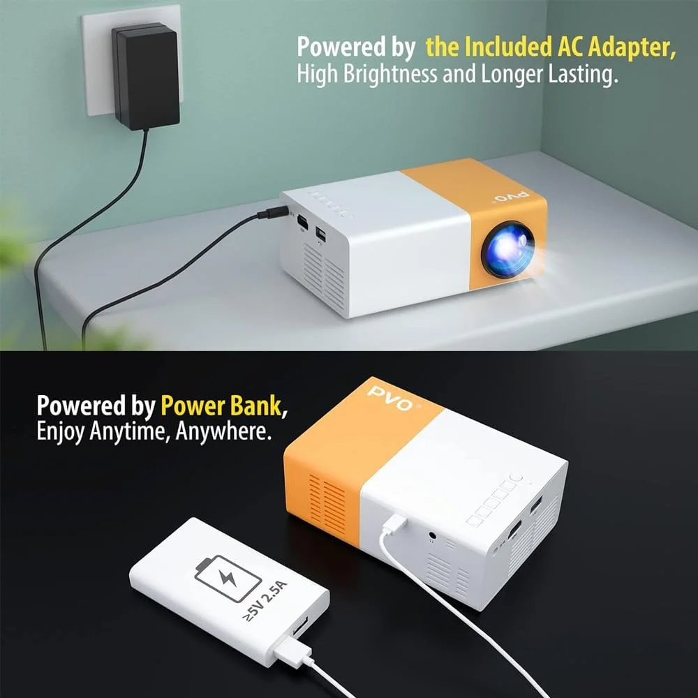 پروژکتور مینی AMERTEER L2600 با پشتیبانی از 1080P، پروژکتور کوچک قابل حمل WiFi و بلوتوث با HDMI USB، سازگار با تلفن و TV Stick، پروژکتور فیلم سینمای خانگی برای اتاق خواب، کودکان، استفاده در فضای باز پروژکتور مینی AMERTEER L2600 با پشتیبانی از 1080P، پروژکتور کوچک قابل حمل WiFi و بلوتوث با HDMI USB، سازگار با تلفن و TV Stick، پروژکتور فیلم سینمای خانگی برای اتاق خواب، کودکان، استفاده در فضای باز