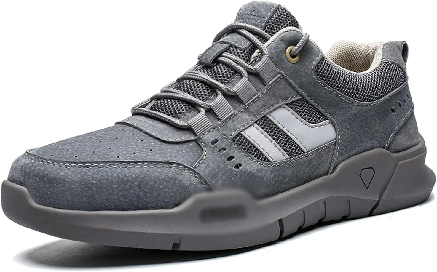 کفش‌های مجلسی مردانه HODORE مناسب تابستان، کفش‌های غیررسمی مردانه، کفش‌های کتانی خاکستری مد روز مردانه، کفش‌های راحتی مردانه، کفش‌های کتانی ضخیم، کفش مردانه، کفش بزرگسالان، کفش‌های ورزشی پلتفرم (رنگ: خاکستری، سایز: 9.5-US)