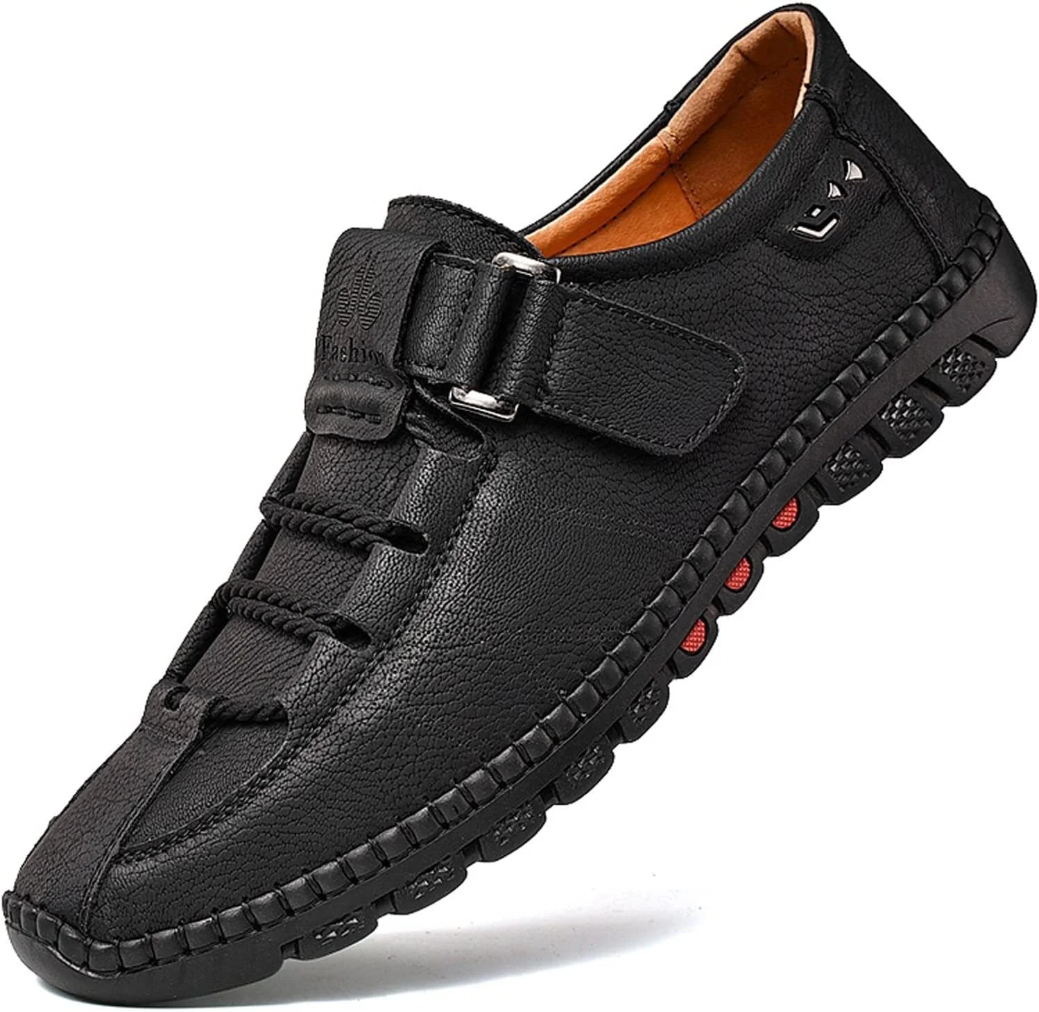 کفش های تابستانی مردانه HODORE، کفش های کتانی مردانه، کفش های غیر رسمی چرمی دست ساز و تنفسی، کفش های پیاده روی مردانه (رنگ: Hortel، سایز: 10-US)