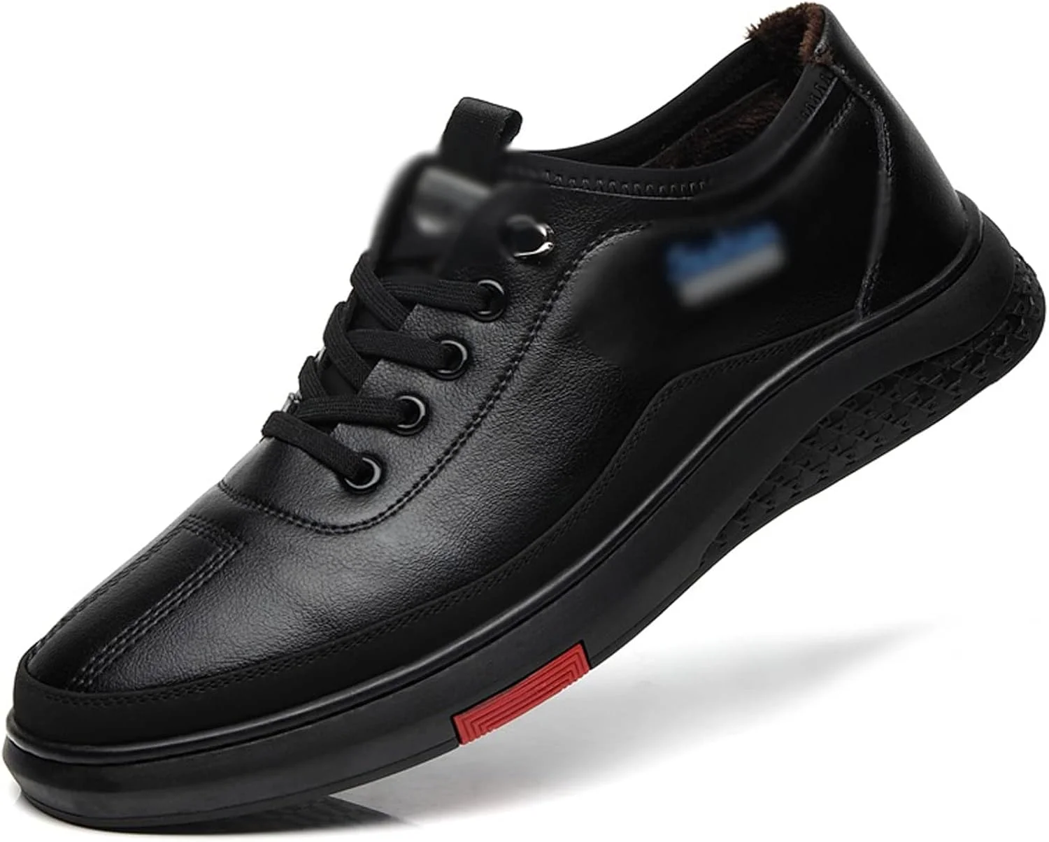 کفش مردانه تابستانی HODORE، کفش مردانه مد روز، کفش کتانی مردانه بند دار، غیر رسمی، مناسب فضای باز، تنفس پذیر، راحت، چرم مخملی مردانه (سایز: 7.5-US)