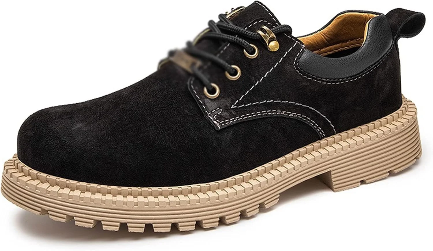 کفش های تابستانی مردانه HODORE، کفش های کار مردانه مد روز، کفش های ورزشی فضای باز، راحت، بادوام، تنفسی، چکمه های چرمی لایه اول (رنگ: Hortel، سایز: 7.5-US)