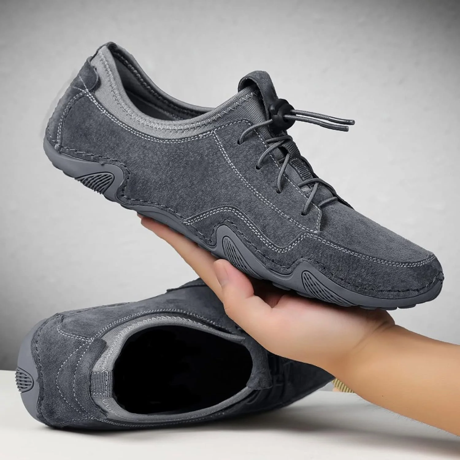 کفش های تابستانی مردانه HODORE، کفش های چرمی اصل مردانه، کفش های تنیس مردانه، کتانی های غیر رسمی مد روز برای مردان (رنگ: Hortel، سایز: 9-US)