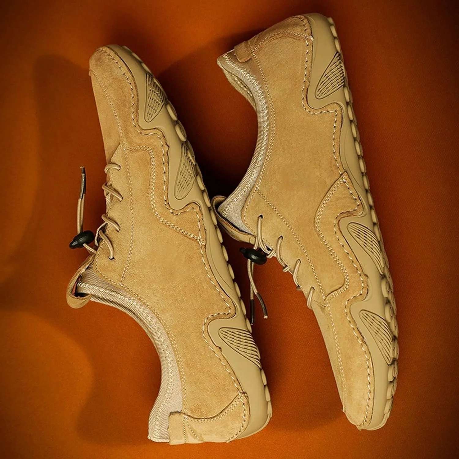 کفش های تابستانی مردانه HODORE، کفش های چرمی اصل مردانه، کفش های تنیس مردانه، کتانی های غیر رسمی مد روز برای مردان (رنگ: Hortel، سایز: 9-US)