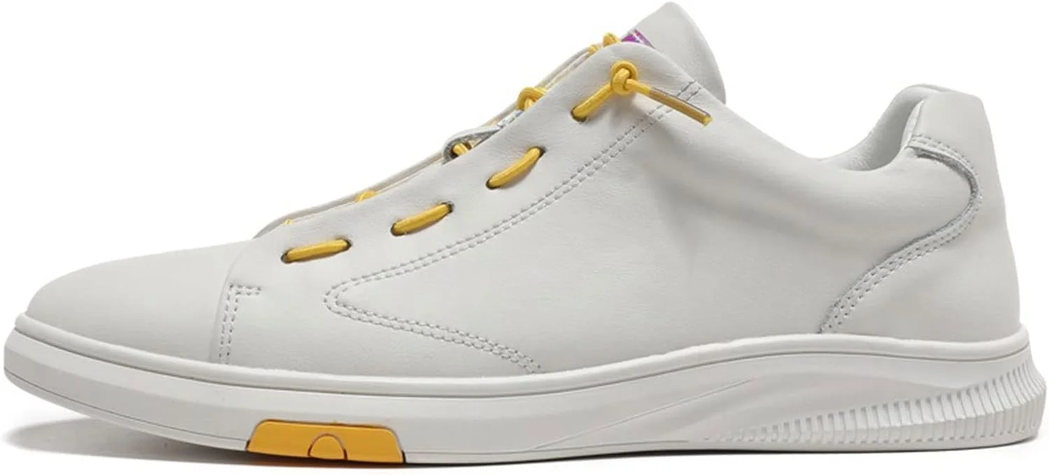 کفش های مردانه تابستانی HODORE، کفش های کتانی مردانه چرمی، کفش های فضای باز مردانه ساق کوتاه، کفش های آکسفورد مردانه بند دار، کفش های تخت مردانه، کفش های رسمی مردانه (سایز: 9-US)