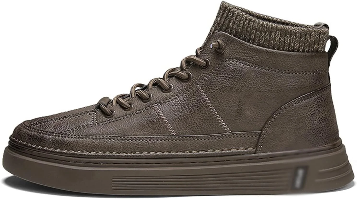 کفش های مجلسی مردانه HODORE مناسب تابستان، کفش های مردانه فشن زمستانی با جنس ترمه، کفش های چرمی برفی مناسب کوهنوردی، کفش های کتانی مردانه (رنگ: قهوه ای، سایز: 8-US)