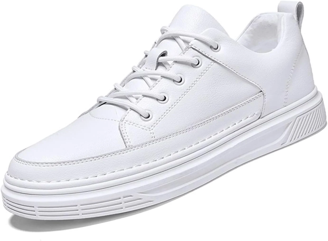 کفش های مجلسی مردانه HBEIDAHUANG، کتانی سفید مردانه، کفش های چرمی غیر رسمی مردانه، کفش های تخت چرمی اصل مردانه بند دار، کفش های مد روز مردانه (رنگ: Hortel، سایز: 9.5-US)