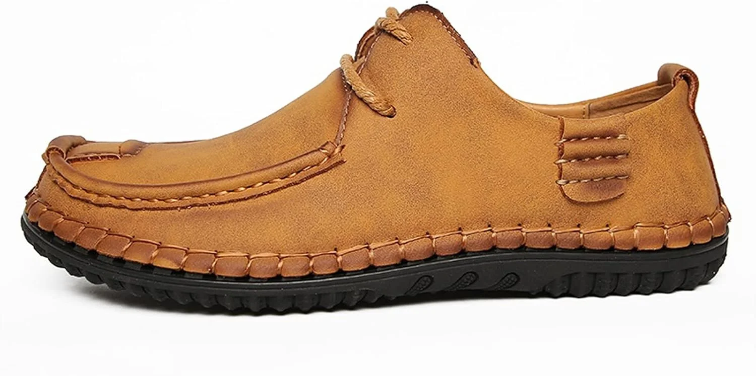 کفش های رسمی مردانه HBEIDAHUANG، کفش های بهاره مردانه، کفش های کتانی مردانه چرم نرم غیر رسمی، کفش های مردانه مشکی شیک، کفش های رسمی (رنگ: Hortel، سایز: 9-US)