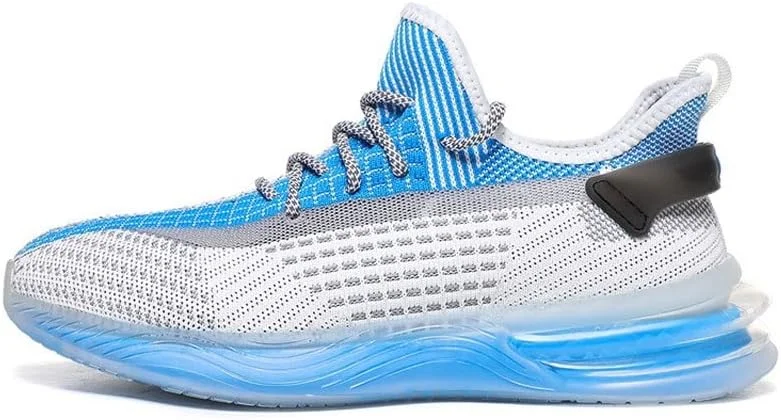 کفش های رسمی مردانه HBEIDAHUANG، کفش های دویدن سبک وزن مردانه، کفش های کتانی توری هوای تنفسی تابستانی، کفش های کتانی مشکی (رنگ: Hortel، سایز: 41)