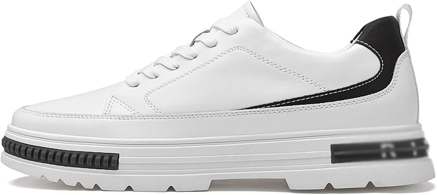 HBEIDAHUANG Dress Shoes for Men Fashion Outdoor Shoes Men Casual Shoes Genuine Leather Sneakers for Mens Flats (Color : Hortel�, Size : 8-US)