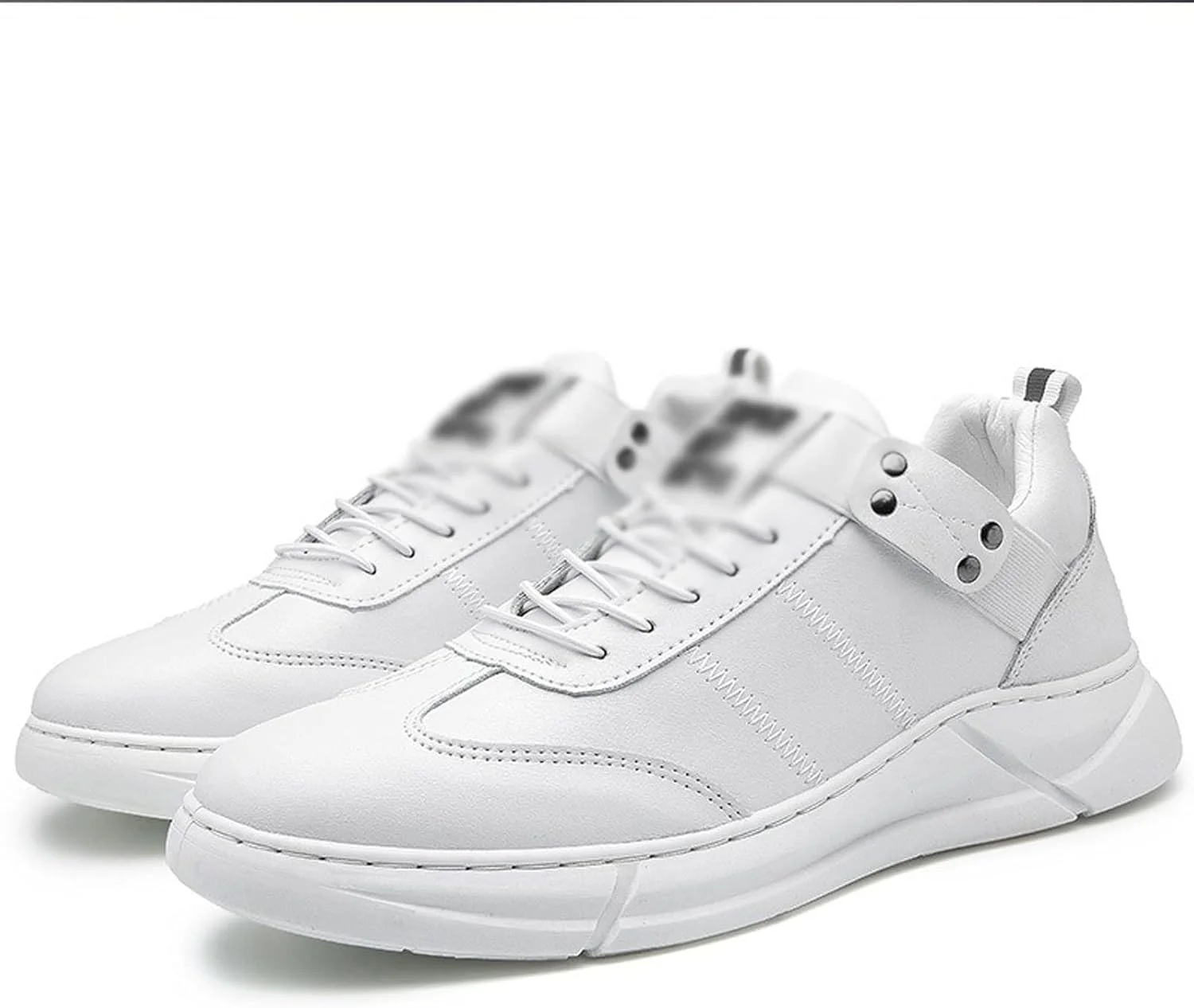 کفش های رسمی مردانه HBEIDAHUANG، کفش های مردانه، کفش های غیر رسمی مردانه، کفش های پیاده روی سبک و تنفسی مناسب فصل پاییز، کفش های تخت، کتانی چرمی مشکی (رنگ: Hortel، سایز: 8-US)