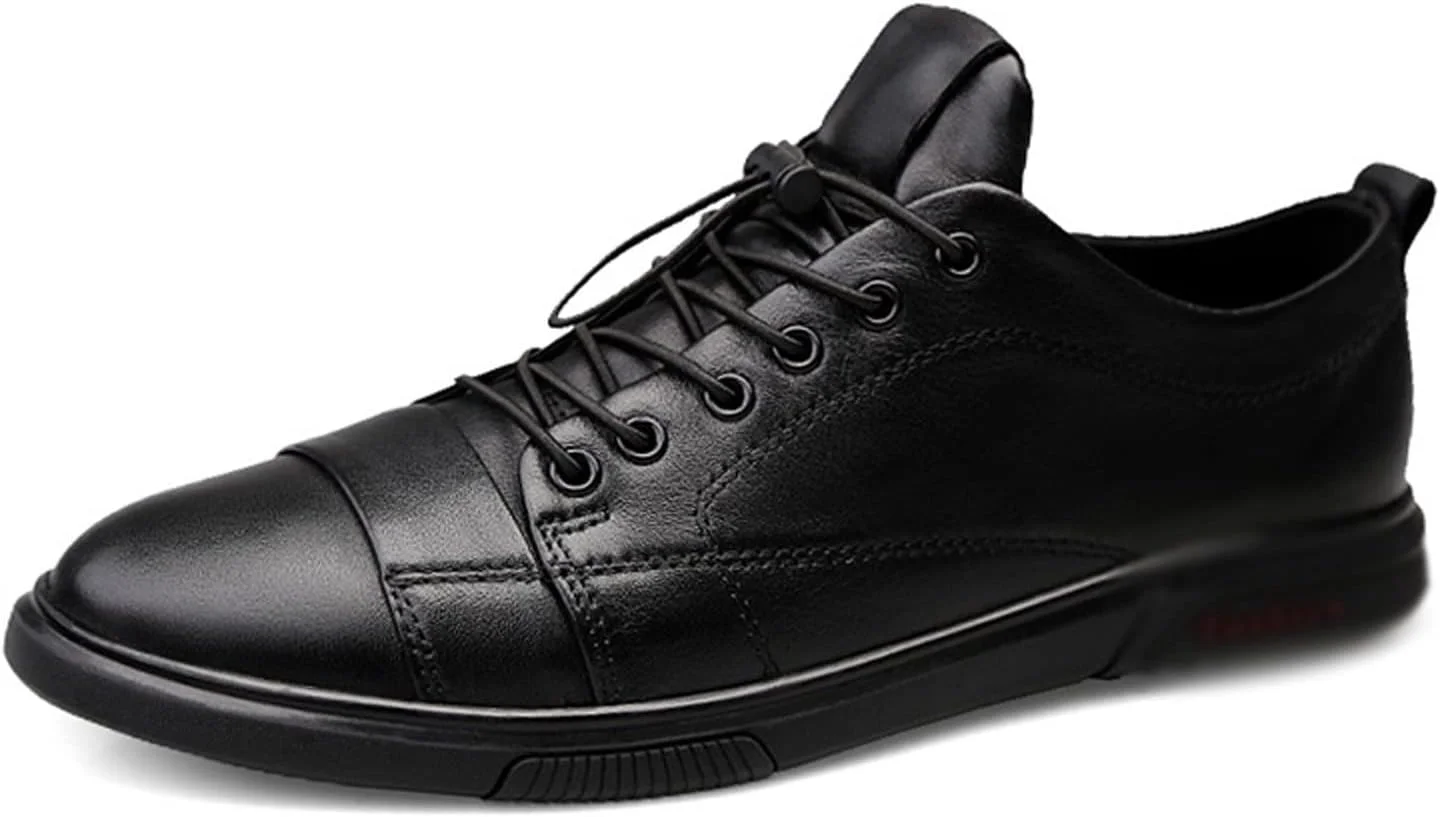 کفش های رسمی مردانه HBEIDAHUANG، کفش های مردانه بند دار، کفش های غیر رسمی، مد پاییزی، کفش های چرمی اصل مردانه، کفش های کتانی دست ساز مردانه (رنگ: Hortel، سایز: 9.5-US)
