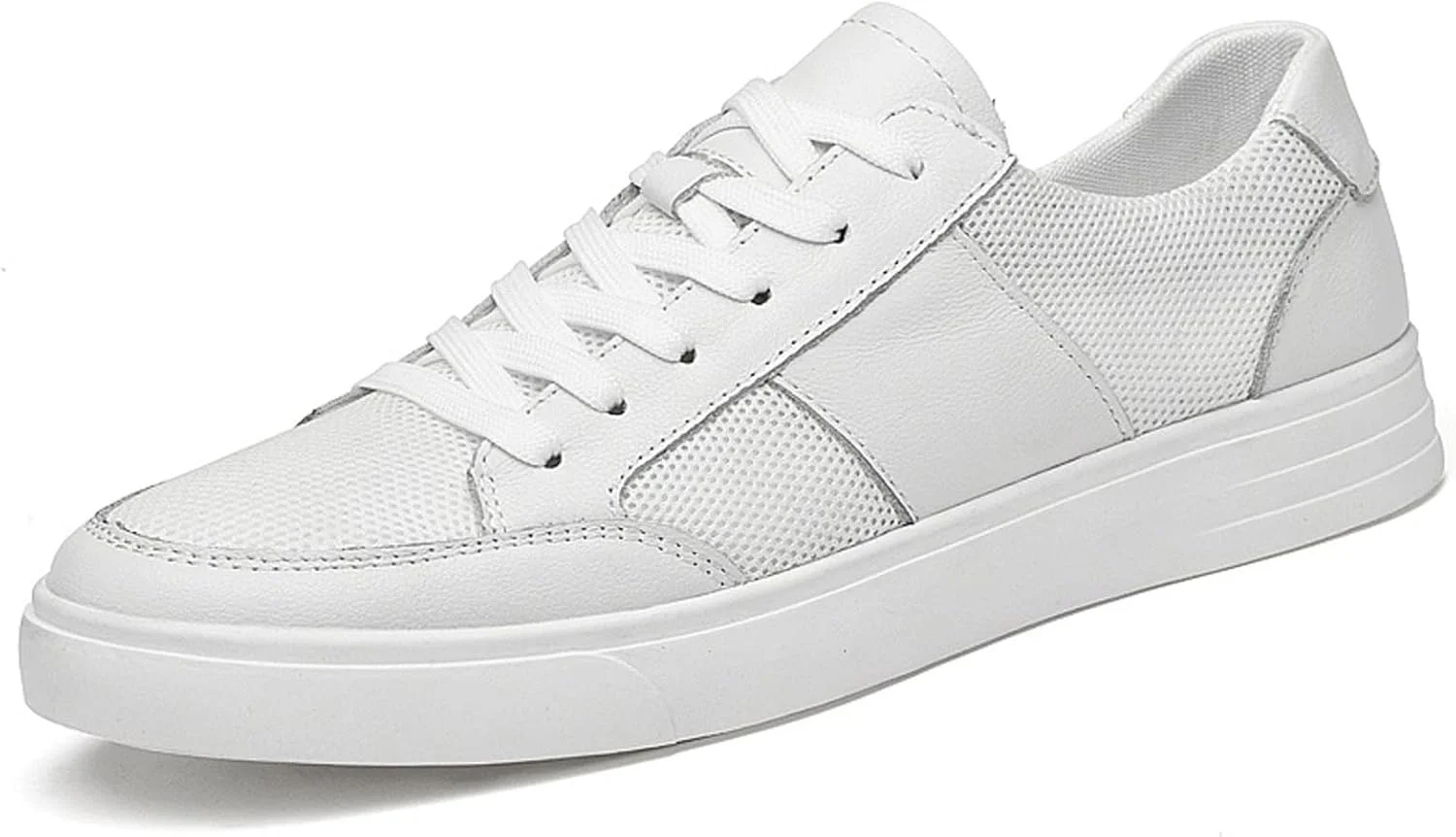 کفش های رسمی مردانه HBEIDAHUANG، راحت، سبک، مناسب پیاده روی، کفش های غیر رسمی راحت، کفش های کتانی توری، کفش های غیر رسمی مردانه مد روز، کفش های تخت بهاره و پاییز (رنگ: Hortel، سایز: 8-US)