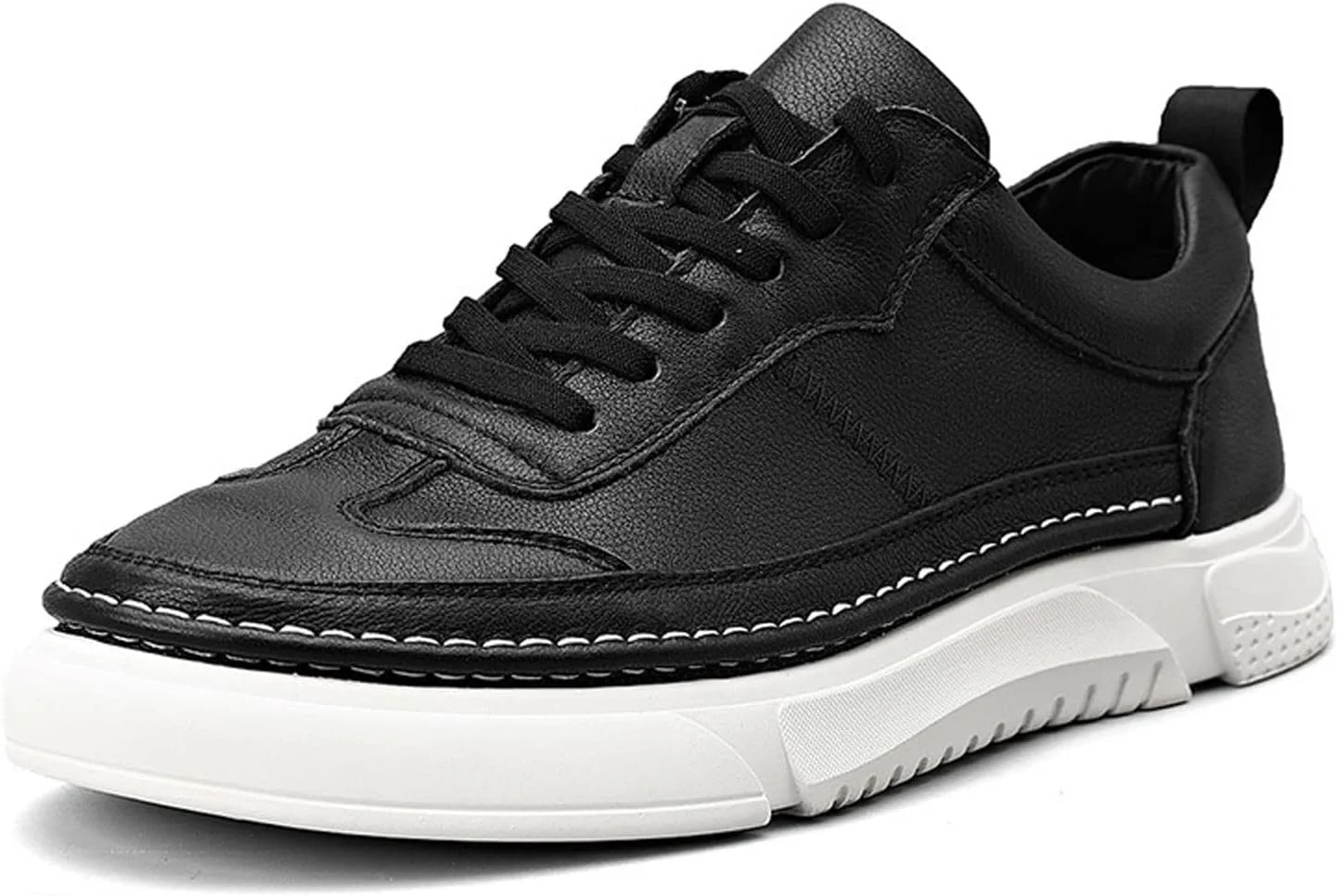 کفش های مجلسی مردانه HBEIDAHUANG، کفش های سفید غیر رسمی مردانه، کفش های تخت مردانه کلاسیک، کفش های تخت لبه کوتاه پاییزی، کفش های کتانی مد روز (رنگ: Hortel، سایز: 10-US)