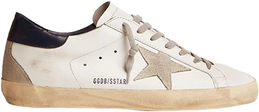 کفش های کتانی مردانه GG.DB Golden Goose، کفش های ورزشی چرمی نرم و مد روز، تنفس پذیر، مقاوم و لاستیکی، سایز 43 اروپا