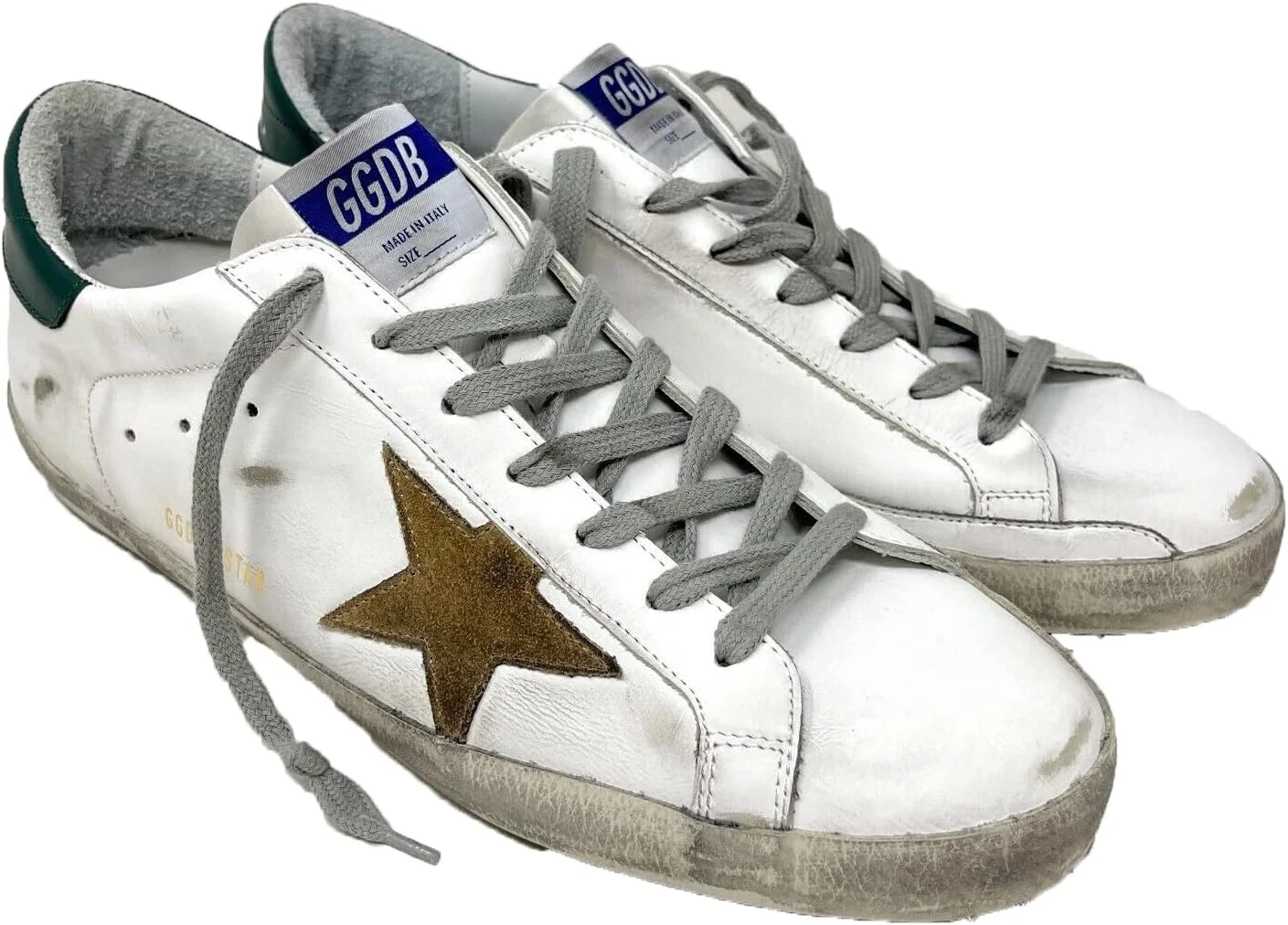 کفش‌های کتانی مردانه گلدن گوس، سفید، ساق کوتاه، راحت، تنفس‌پذیر، مناسب محل کار و مدرسه