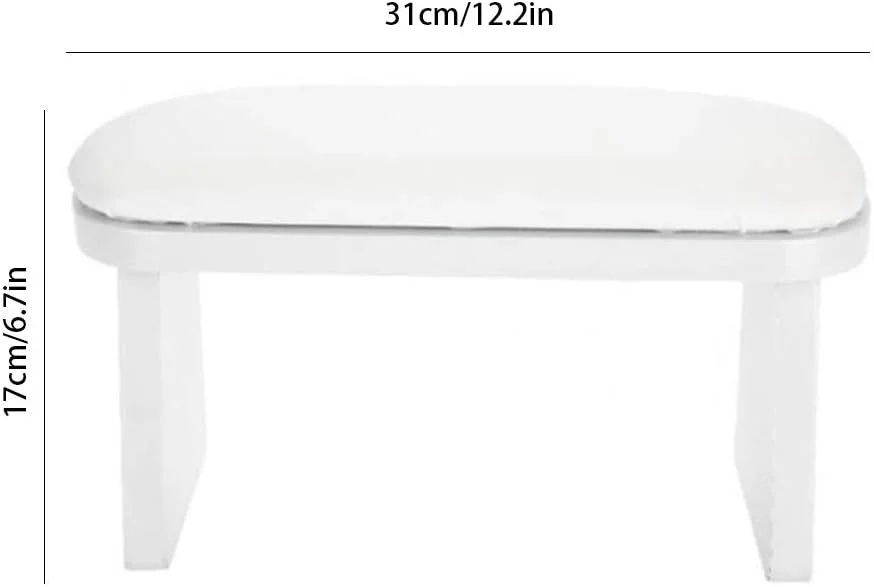 ابزار آرایشی کوسن ناخن بالشتک مانیکور بالشتک دست ناخن تکیه گاه بازو کوسن دست میز ناخن برای استفاده تکنسین ناخن سفید