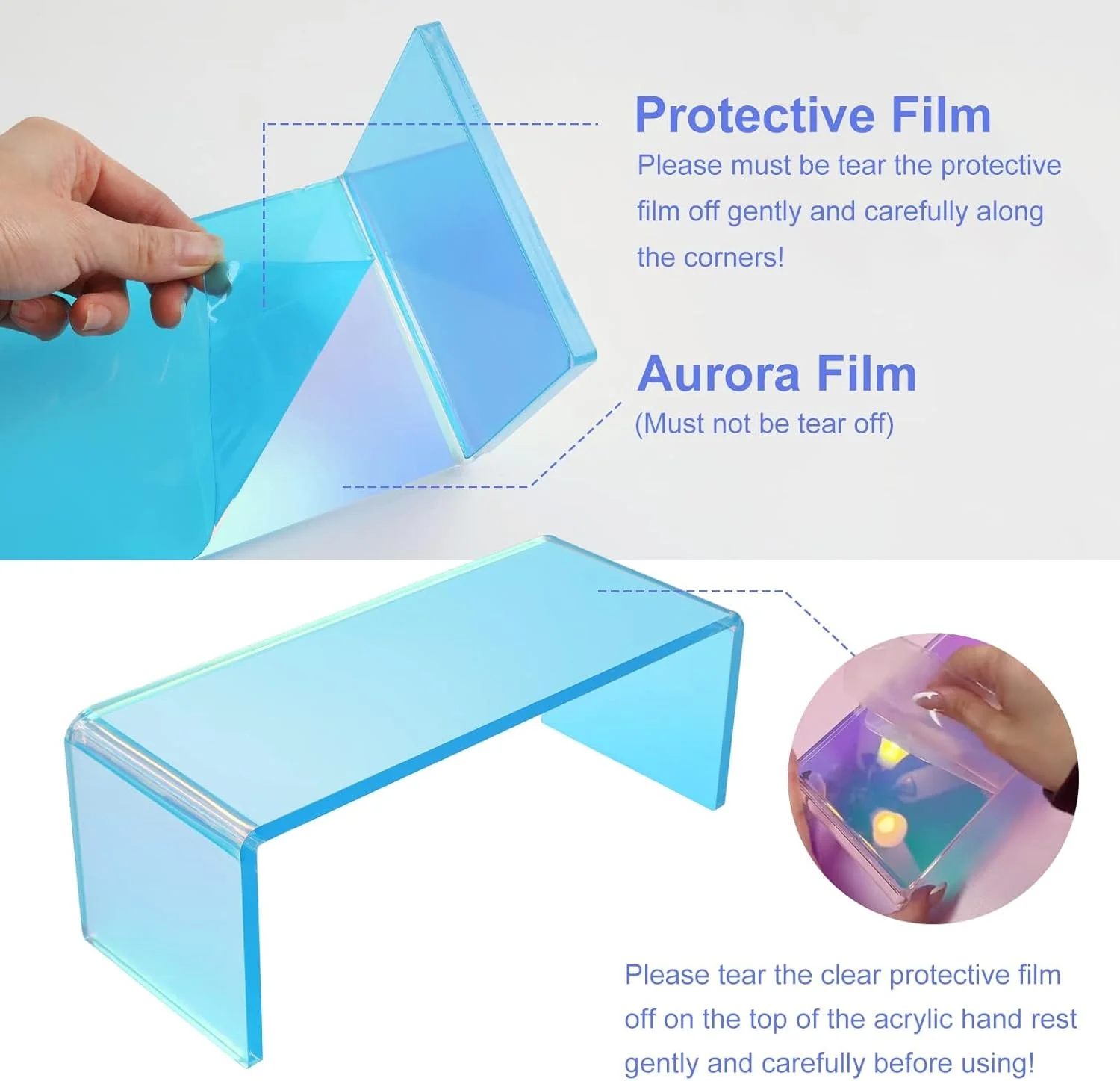 بالشتک زیر دستی ناخن TERRIFI، زیر دستی ناخن آکریلیک ضخیم شفاف، ابزار مانیکور بالشتک زیر دستی، مناسب برای تکنسین های ناخن، استفاده در منزل و سالن بالشتک زیر دستی ناخن TERRIFI، زیر دستی ناخن آکریلیک ضخیم شفاف، ابزار مانیکور بالشتک زیر دستی، مناسب برای تکنسین های ناخن، استفاده در منزل و سالن