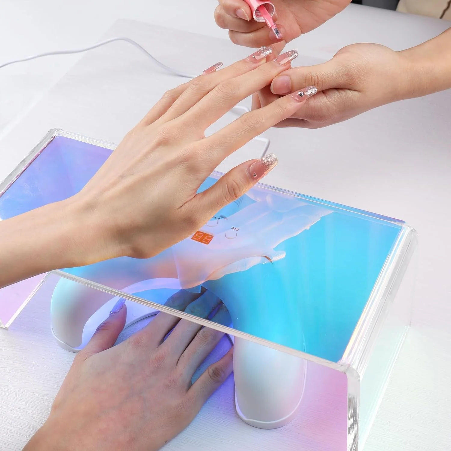 بالشتک زیر دستی ناخن TERRIFI، زیر دستی ناخن آکریلیک ضخیم شفاف، ابزار مانیکور بالشتک زیر دستی، مناسب برای تکنسین های ناخن، استفاده در منزل و سالن بالشتک زیر دستی ناخن TERRIFI، زیر دستی ناخن آکریلیک ضخیم شفاف، ابزار مانیکور بالشتک زیر دستی، مناسب برای تکنسین های ناخن، استفاده در منزل و سالن