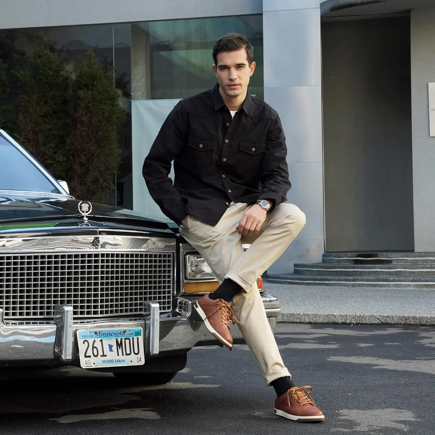 کفش مردانه ژوسن، کفش های آکسفورد کلاسیک مردانه، کفش های رسمی تجاری، آکسفورد مدرن دربی