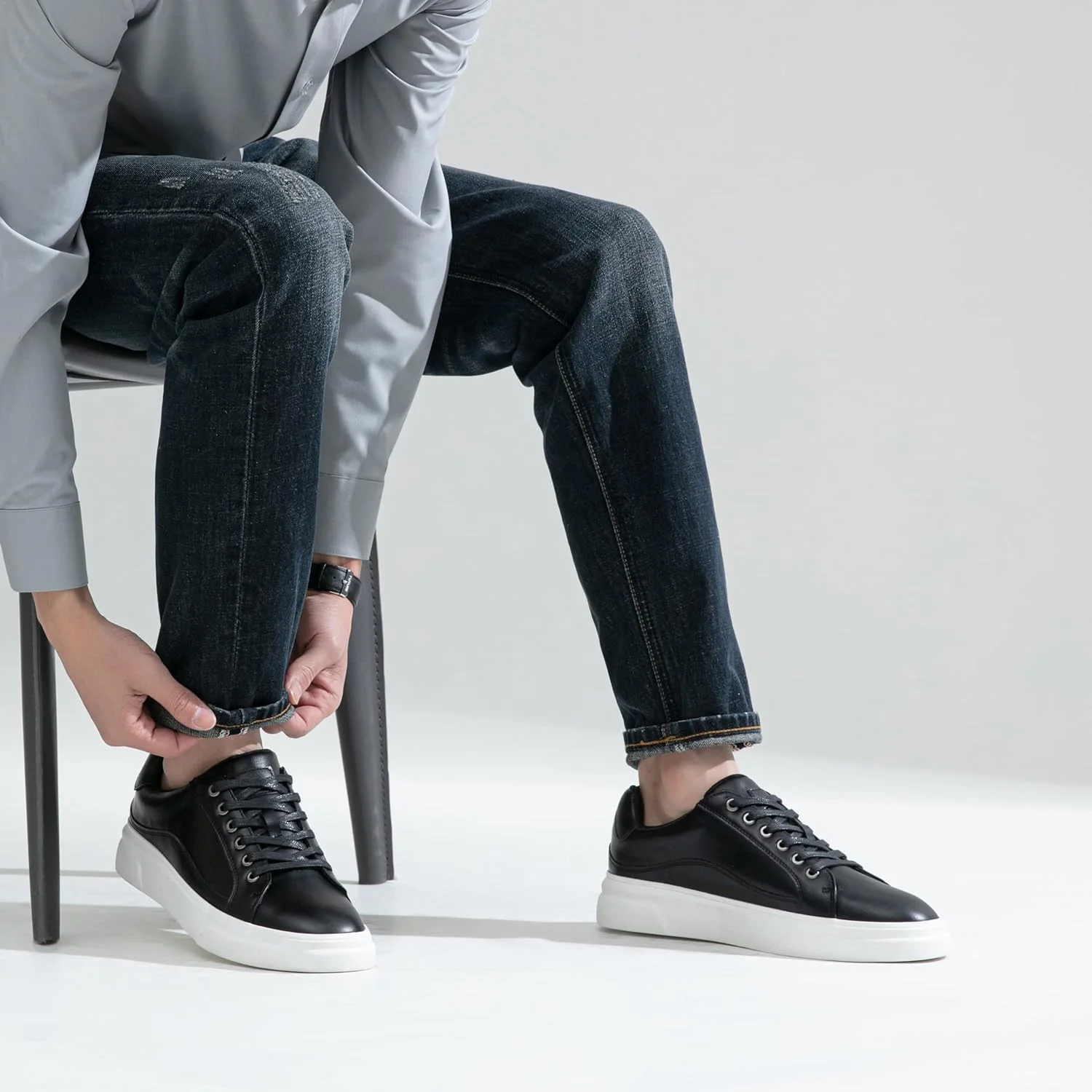 کفش کتانی مردانه Vostey، کفش‌های غیررسمی کلاسیک مردانه، کفش‌های کتانی شیک و نرم مردانه