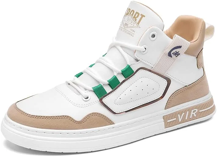 کفشهای ساق بلند مردانه، کفشهای روزمره سفید تنفسی و شیک، کفشهای ورزشی مقاوم در برابر سایش (آبی W866-43، سایز 7) کفشهای ساق بلند مردانه، کفشهای روزمره سفید تنفسی و شیک، کفشهای ورزشی مقاوم در برابر سایش (آبی W866-43، سایز 7)