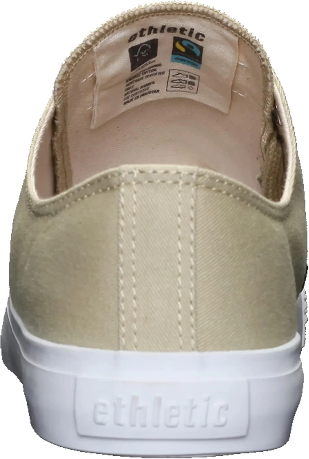 کفش کتانی یونیسکس Ethletic Fair Trainer White Cap Lo Cut