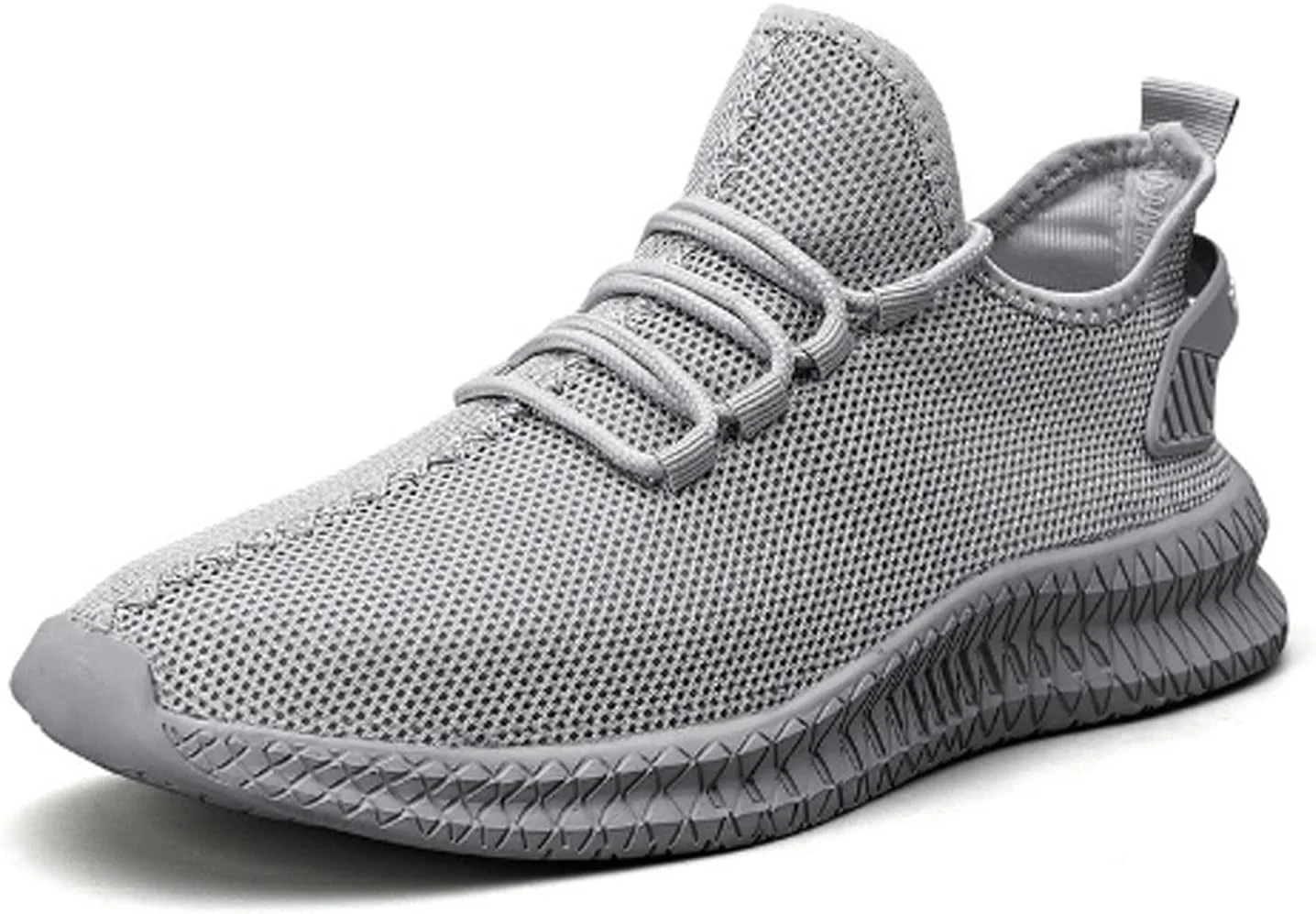 SKYRRA Men's Fashion Sneakers Men Mesh Shoes Breathable Mens Sneakers Lightweight Running for Man Big Size Tenis Shoe(Hortel�,41)