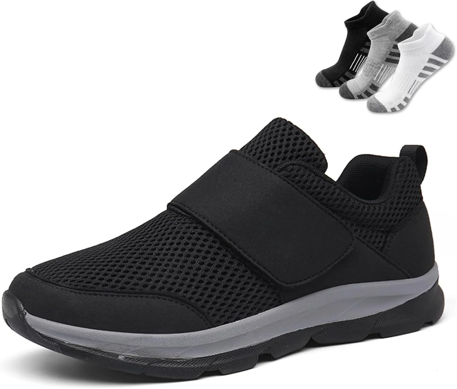کفش کتانی دیابتی، کفش‌های روزمره تنفسی با قالب پهن و مد روز مردانه