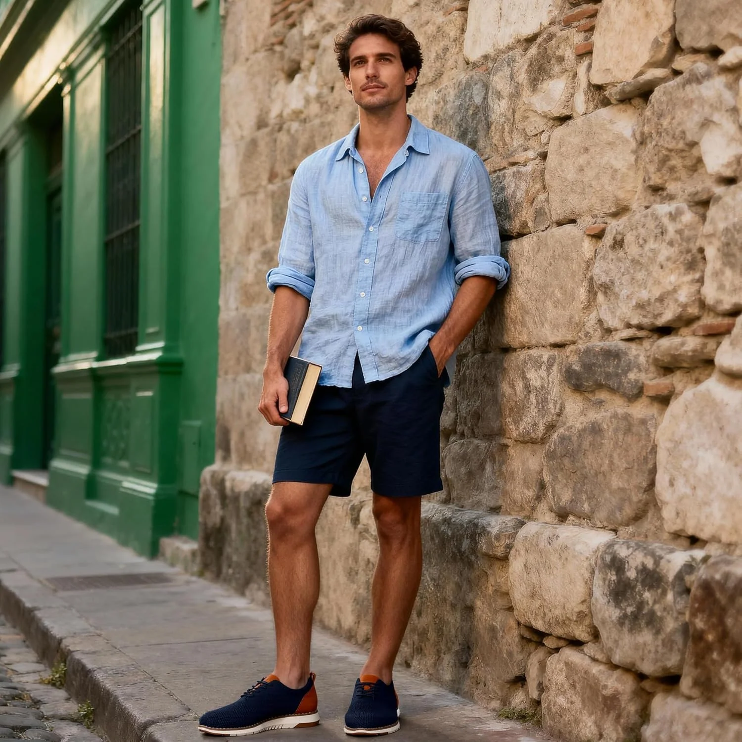 کفش های کتانی مردانه DECARSDZ، کفش های آکسفورد غیر رسمی پارچه مشبک، کفش های پیاده روی تنفسی