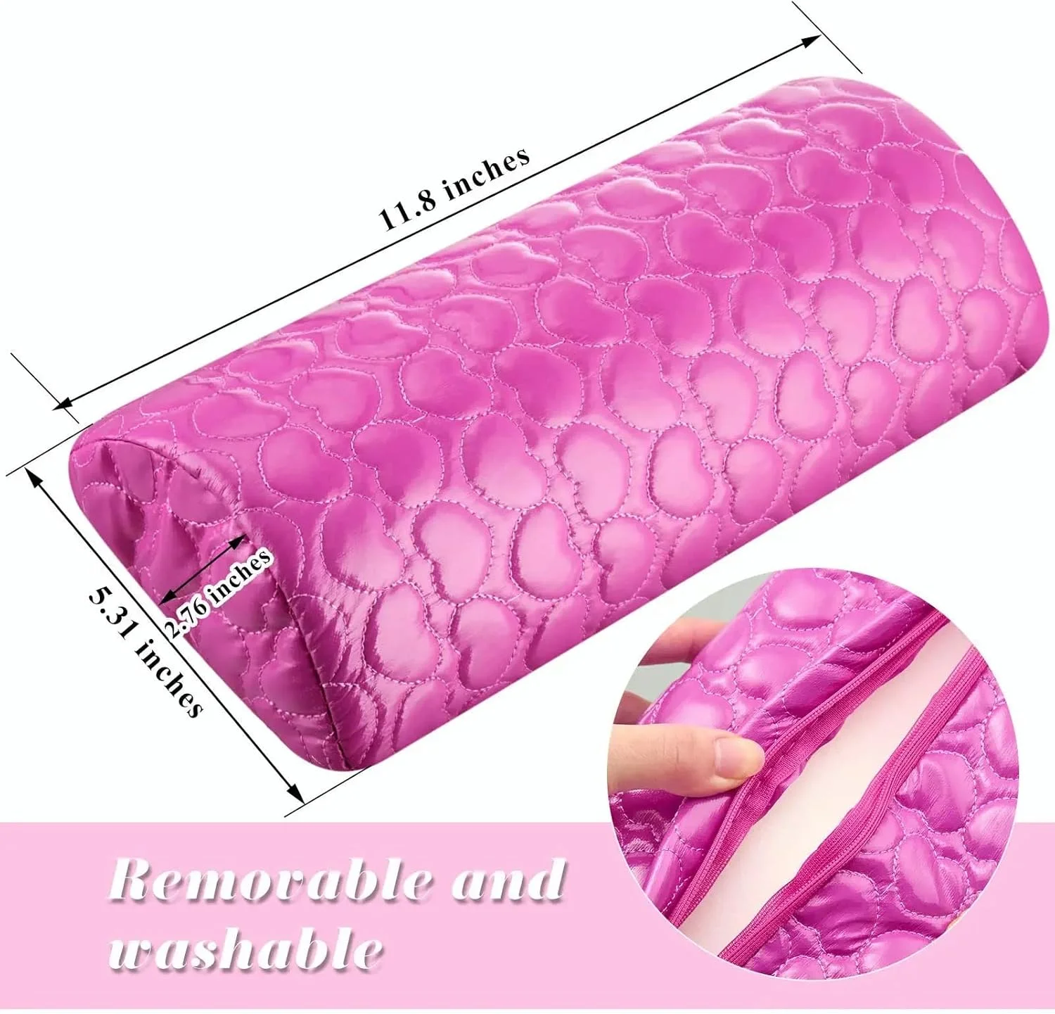 بالشتک استراحت دست KASTWAVE، بالشتک نرم و جداشدنی برای طراحی ناخن، بالشتک استراحت دست چرمی PU برای سالن، نگهدارنده دست و مچ برای مانیکور، مناسب برای لوازم طراحی ناخن، 2 عدد بالشتک استراحت دست KASTWAVE، بالشتک نرم و جداشدنی برای طراحی ناخن، بالشتک استراحت دست چرمی PU برای سالن، نگهدارنده دست و مچ برای مانیکور، مناسب برای لوازم طراحی ناخن، 2 عدد
