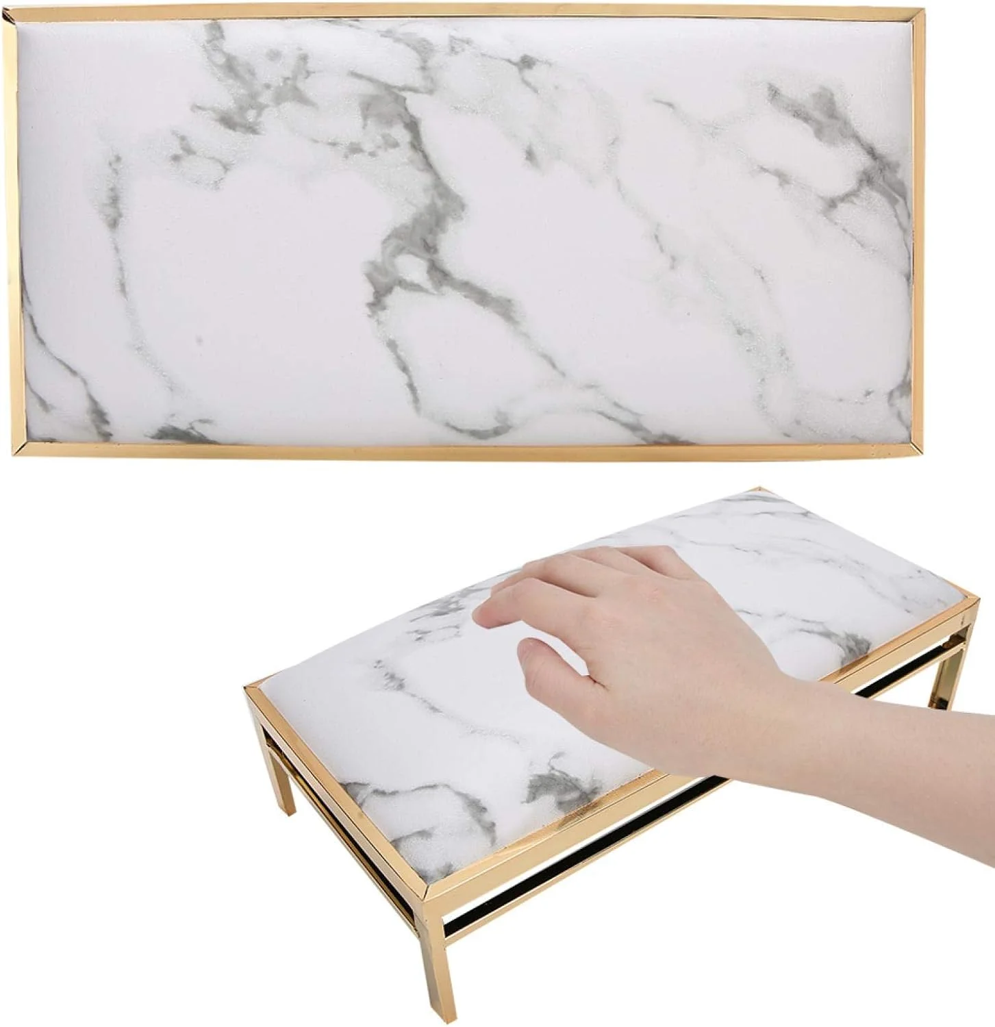 بالشتک دستی نرم و نفیس طراحی ناخن، بالشت استراحت دست برای مانیکوریست ها، مناسب استفاده خانگی (طرح مرمر) بالشتک دستی نرم و نفیس طراحی ناخن، بالشت استراحت دست برای مانیکوریست ها، مناسب استفاده خانگی (طرح مرمر)