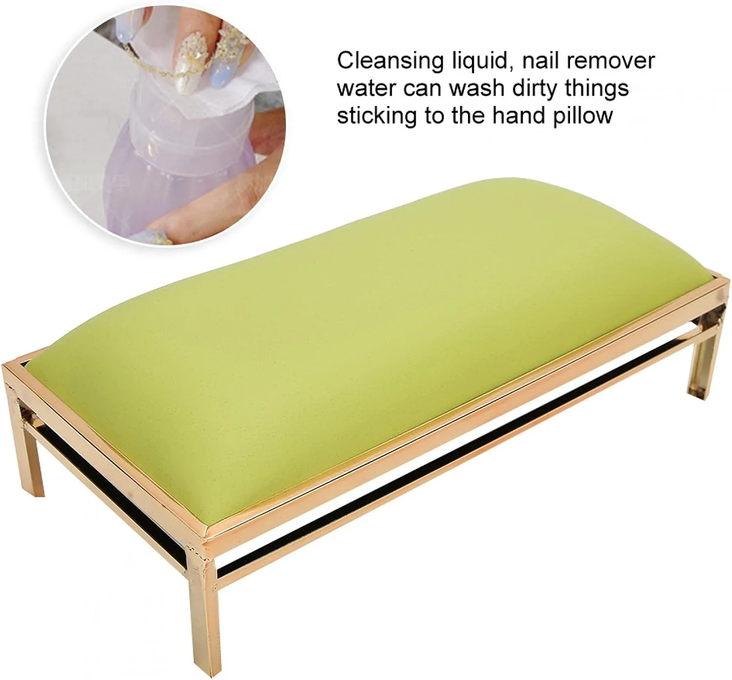 بالشتک نرم و نفیس طراحی ناخن، بالشت استراحت دست برای مانیکوریست ها، مناسب برای استفاده خانگی (سبز) بالشتک نرم و نفیس طراحی ناخن، بالشت استراحت دست برای مانیکوریست ها، مناسب برای استفاده خانگی (سبز)