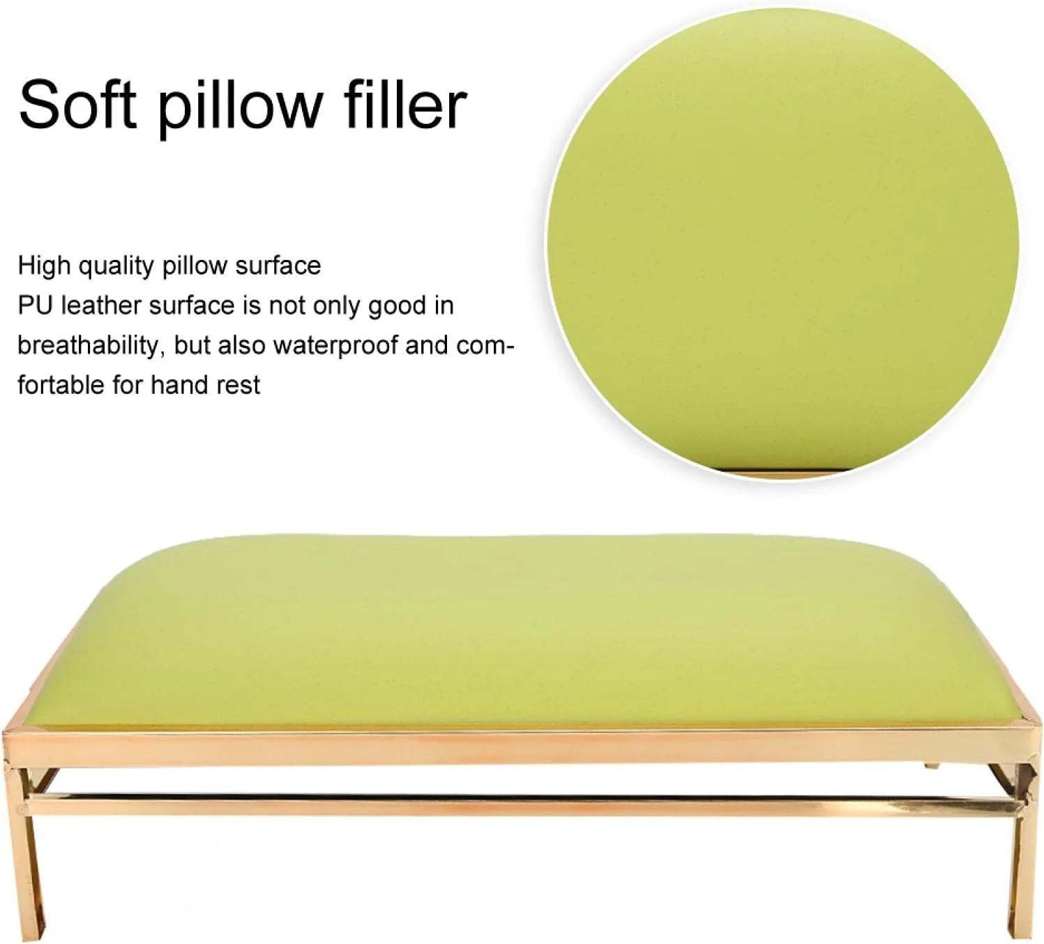 بالشتک نرم و نفیس طراحی ناخن، بالشت استراحت دست برای مانیکوریست ها، مناسب برای استفاده خانگی (سبز) بالشتک نرم و نفیس طراحی ناخن، بالشت استراحت دست برای مانیکوریست ها، مناسب برای استفاده خانگی (سبز)