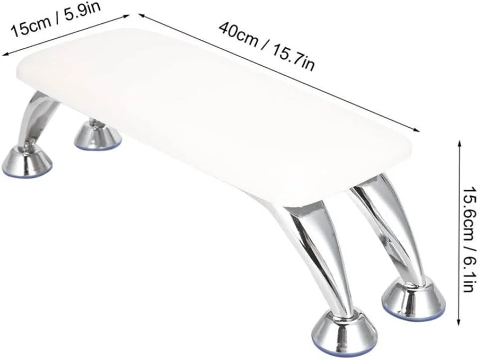بالشتک ناخن، بالشتک مانیکور، بالشتک دستی ناخن، تکیه گاه دست، بالشتک استراحت دست، میز بالشتک ناخن برای هنر ناخن، پد ناخن سفید