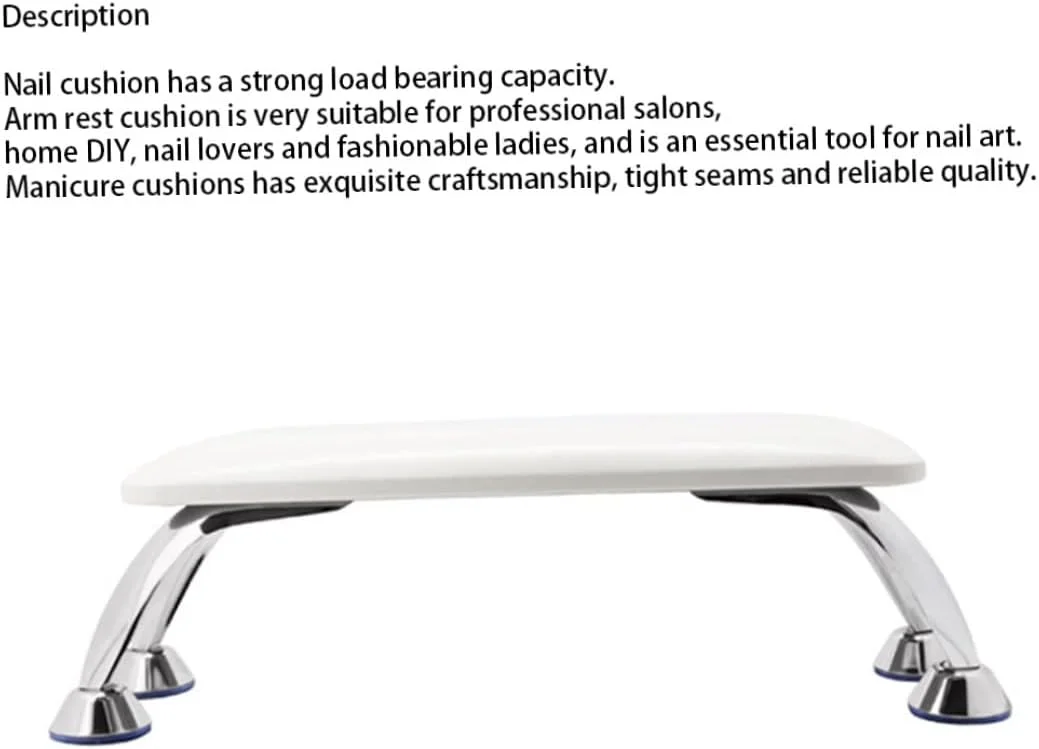 بالشتک ناخن، بالشتک مانیکور، بالشتک دستی ناخن، تکیه گاه دست، بالشتک استراحت دست، میز بالشتک ناخن برای هنر ناخن، پد ناخن سفید