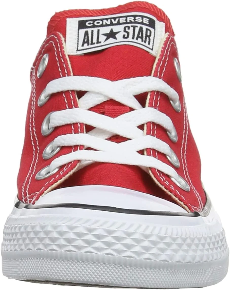 کفش کتانی کلاسیک کانورس چاک تیلور униsex (سایز 9 B(M) US، قرمز) کفش کتانی کلاسیک کانورس چاک تیلور униsex (سایز 9 B(M) US، قرمز)
