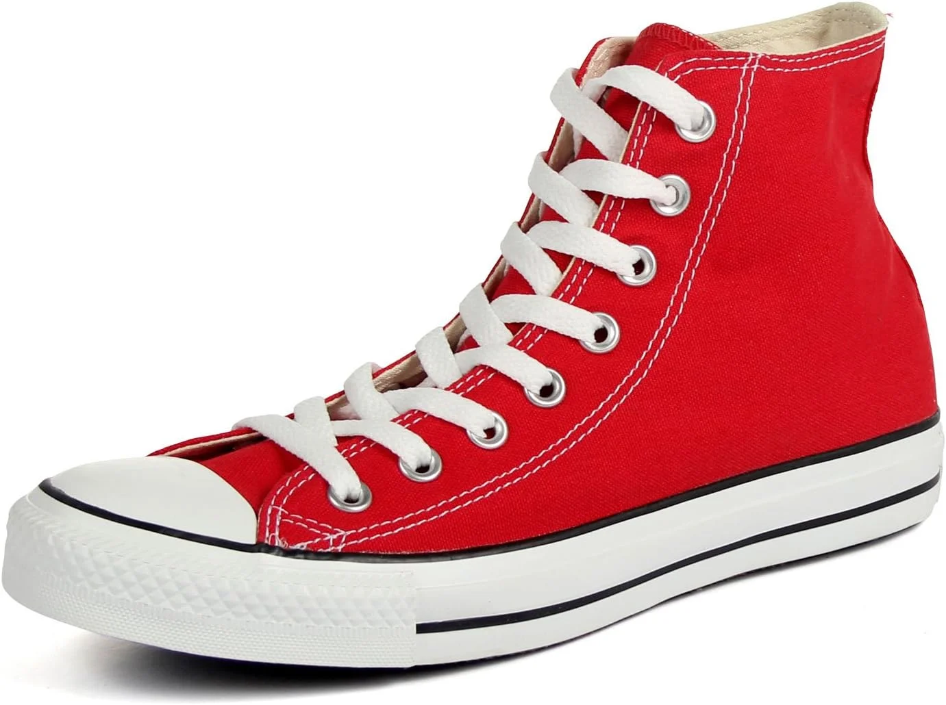 کفش ورزشی ساق بلند کانورس مردانه Chuck Taylor All Star 2018، قرمز، سایز 38.5 زنانه / 37 مردانه