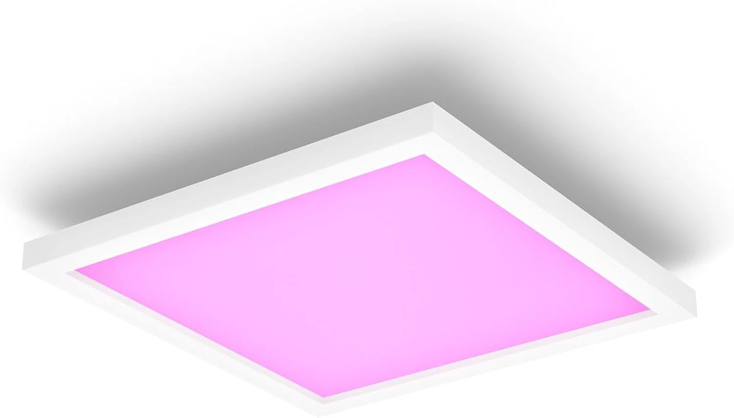 چراغ پنلی هوشمند ال ای دی فیلیپس Hue White and Colour Ambiance Surimu [مربع - 27 وات] برای نورپردازی داخلی خانه، دیوار، سقف، اتاق خواب، اتاق نشیمن.