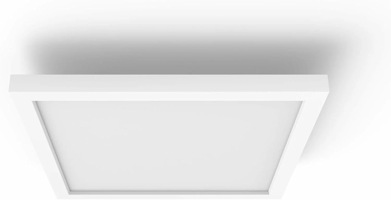 چراغ پنلی هوشمند ال ای دی فیلیپس Hue White and Colour Ambiance Surimu [مربع - 27 وات] برای نورپردازی داخلی خانه، دیوار، سقف، اتاق خواب، اتاق نشیمن.