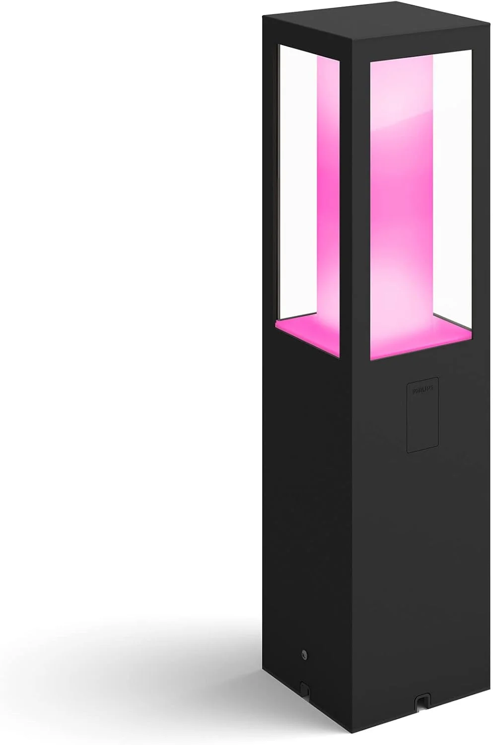 چراغ پایه دار هوشمند LED بیرونی Philips Hue Impress با قابلیت تغییر رنگ و نور سفید [مدل معمولی] سازگار با Alexa، Google Assistant و Apple Homekit، تک عددی