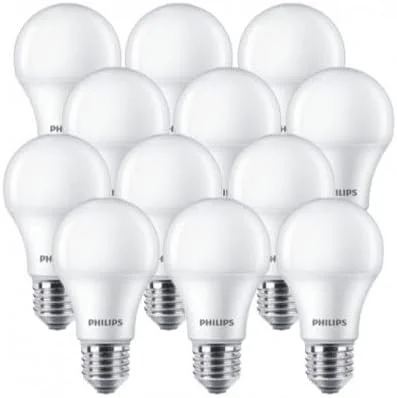 لامپ ال ای دی 11 وات فیلیپس مدل ESS با پایه E27، نور 6500 کلوین، 230 ولت (بسته 12 عددی)