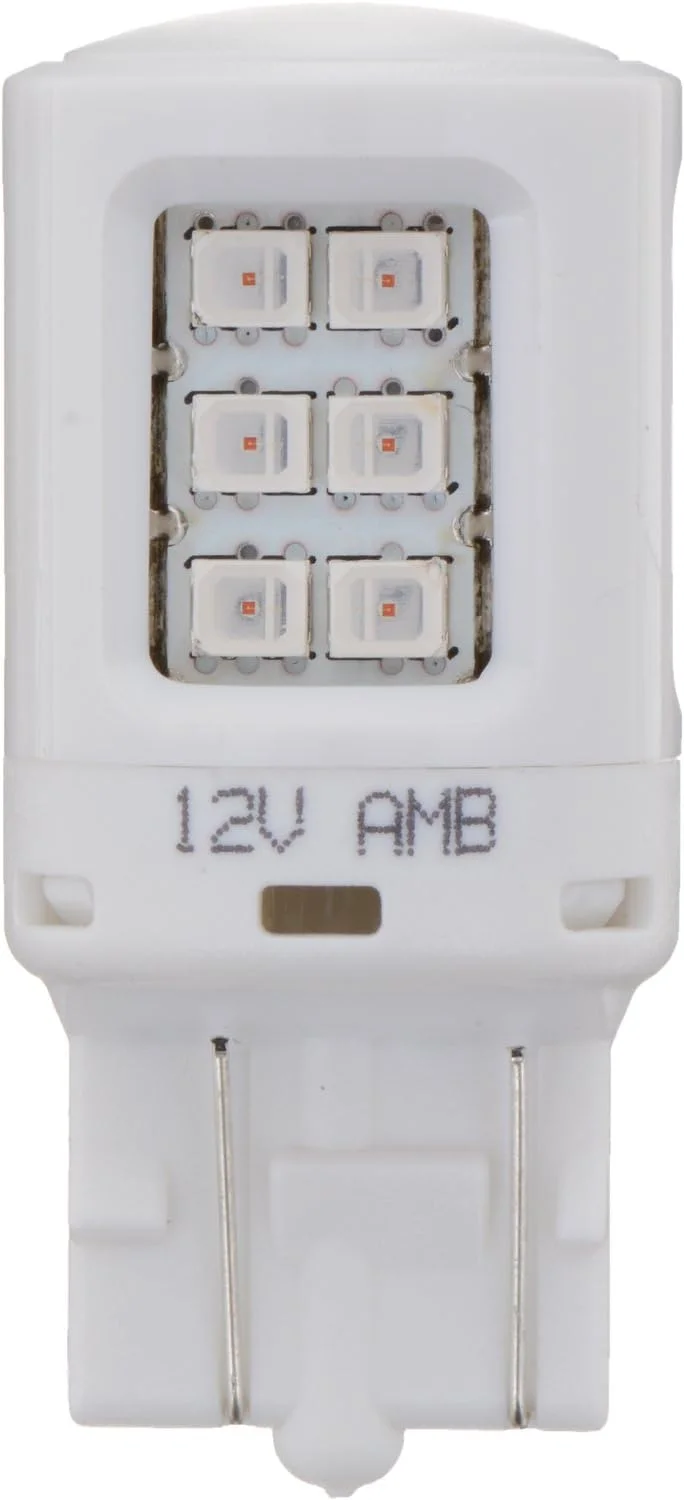 چراغ ال ای دی خودرو فیلیپس 7443Aled Ultinon (کهربایی)، بسته 2 عددی چراغ ال ای دی خودرو فیلیپس 7443Aled Ultinon (کهربایی)، بسته 2 عددی