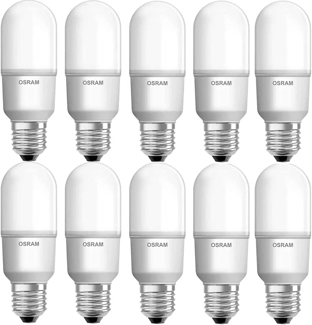 بسته لامپ ال ای دی OSRAM مدل E27 Value Stick با نور روز 6500k، توان 13 وات (بسته 10 عددی)