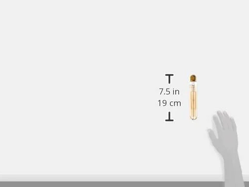 لامپ ادیسونی ال ای دی Osram Vintage Edition 1906، مدل لوله ای با پایه E27، غیر قابل تنظیم نور، 5 وات معادل 35 وات، شفاف، سفید گرم - 2000 کلوین، بسته 1 عددی [کلاس انرژی A+]