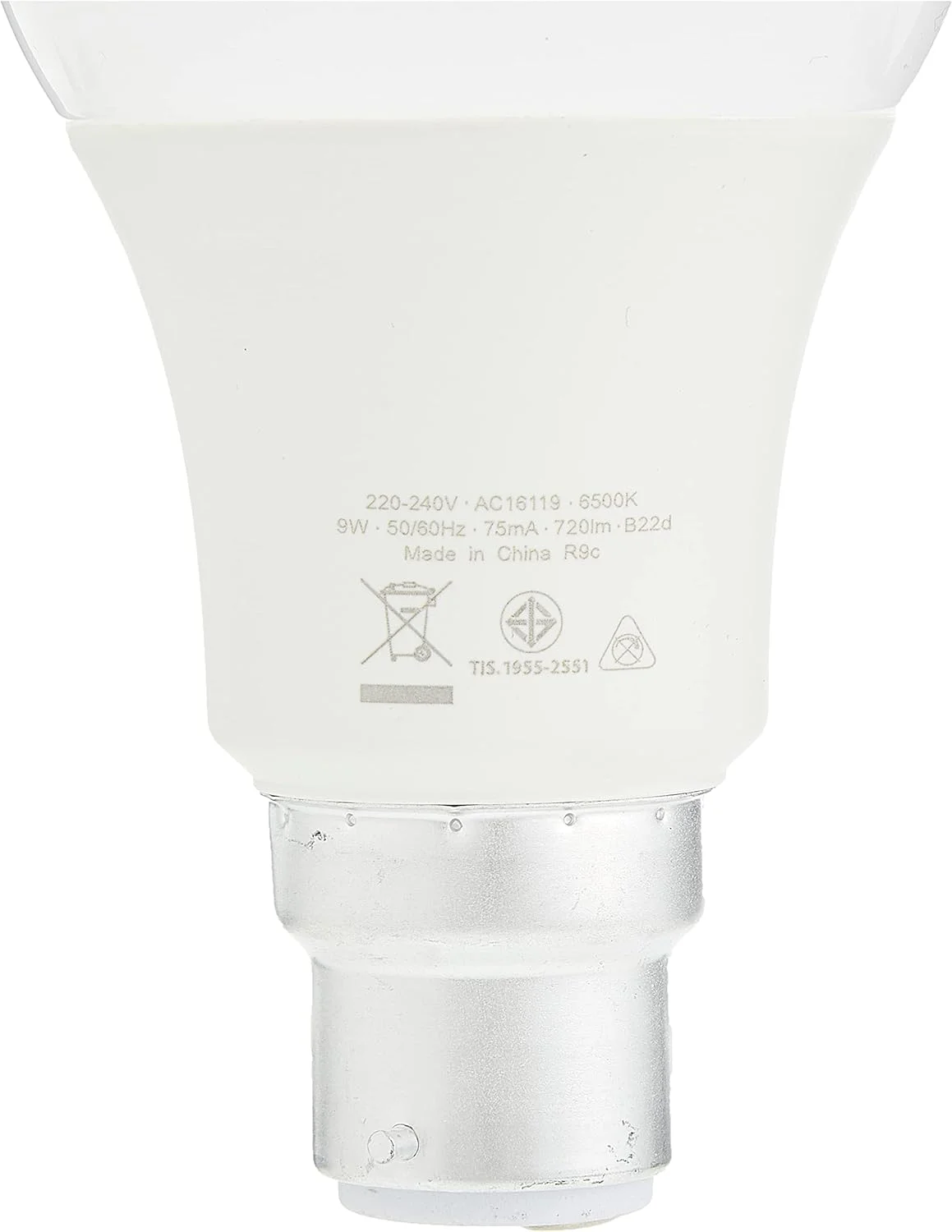 لامپ ال ای دی مات کلاسیک OsRAM Value (9 وات) پایه پیچی E27، 806 لومن نور روز/6500 کلوین، سفید، O-Led-Clsa-9W-Dl-F-S لامپ ال ای دی مات کلاسیک OsRAM Value (9 وات) پایه پیچی E27، 806 لومن نور روز/6500 کلوین، سفید، O-Led-Clsa-9W-Dl-F-S