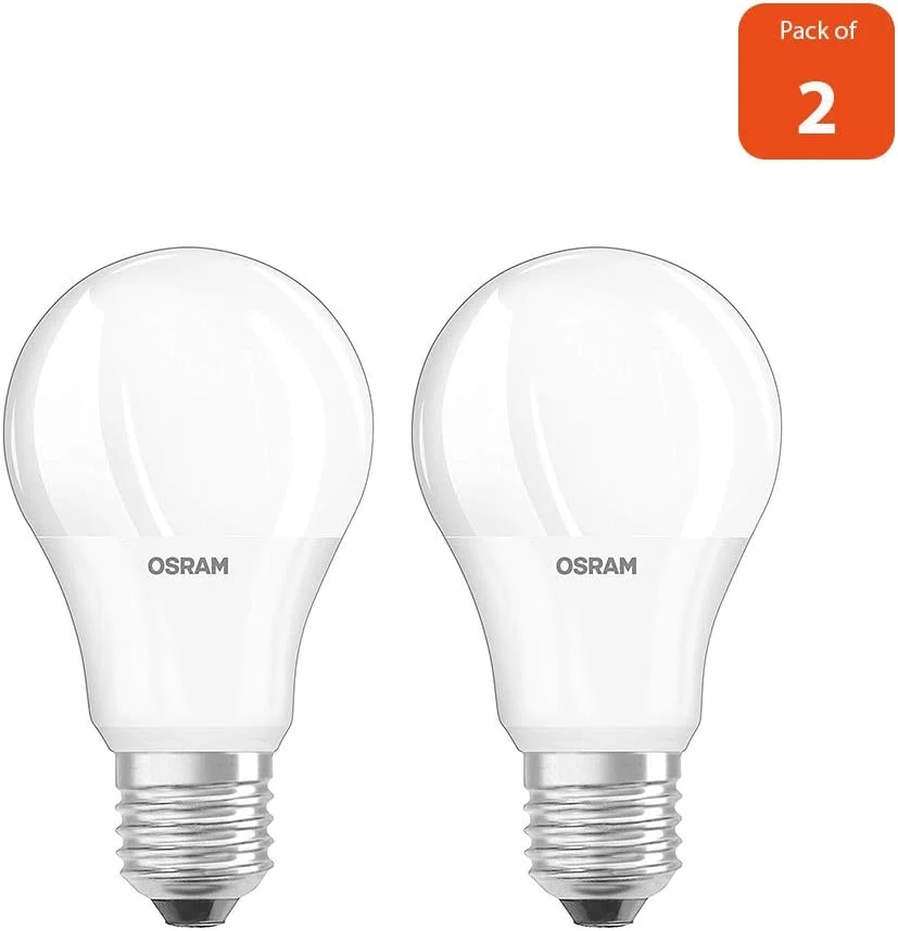 لامپ ال ای دی کلاسیک A اوسرام (8.5 وات) مات، نور سفید گرم - بسته 2 عددی، Os-Led-8.5W-Ww-Fs-2Pcs