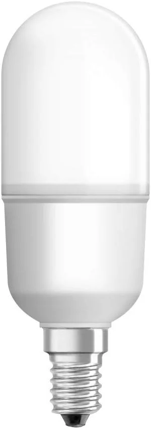 لامپ ال ای دی استار استیک E14 اسرام، نور سفید گرم، 75 وات، 10 کیلووات ساعت در 1000 ساعت