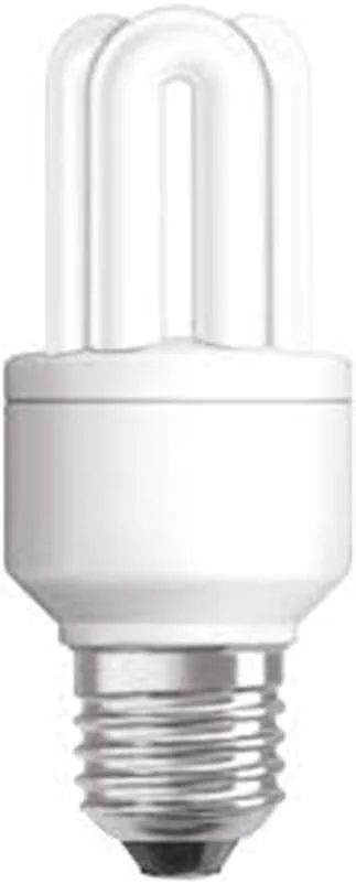 لامپ کم مصرف OSRAM ENERGY SAVER T3| CLFi، مدل استوانه ای، کم مصرف - (8 وات) پایه پیچی E27، سفید گرم