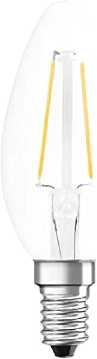 لامپ ال ای دی فیلامنتی شمعی 2.5 وات Osram با پایه E14 و نور سفید گرم