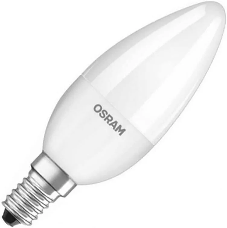 لامپ ال ای دی شمعی کم مصرف Osram E14، مدل Retrofit Classic B، توان 4 وات، نور سفید گرم 2700K، مات - بسته 5 عددی لامپ ال ای دی شمعی کم مصرف Osram E14، مدل Retrofit Classic B، توان 4 وات، نور سفید گرم 2700K، مات - بسته 5 عددی